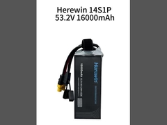 Hierwin 14S1P 16Ah 53,2V Soft Pack Drohnenbatterie 25C Entladung