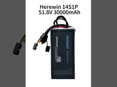 Hierbei handelt es sich um eine 30000mAh 14S 51.8V 25C LiPo UAV Batterie im Soft Pack
