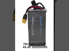 Hierin 12S 44.4V 25C 30000mAh Taschenpack Lipo UAV Batterie