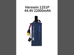 Hierin 12S1P 22000mAh 44.4V Lipo-Poch-Batterie 25C Drohnenbatterie