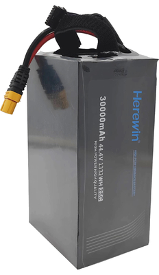 kaufen Kartierung und Vermessung 12S 30000mAh 25C 44.4V LiHv UAV Drohnenbatterie Soft Pack Online-Herstellung
