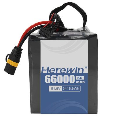 kaufen Kapazitätsenergielösung 14S2P 51.8V 66000mAh für UAV Halbfeste Batterie 800 Zyklusdauer und Leichtbau Online-Herstellung