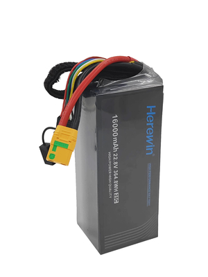 6S1P 16000mAh 22,8V 25C Herewin Batterien LiHv Drohnen Batteriepaket für UAVs