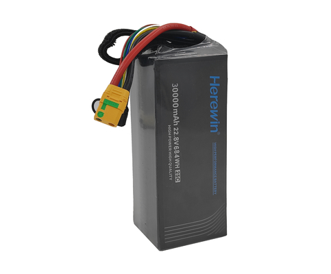 6S1P 22.8V 6s 30000mah Lipo-Batterie-Tasche Zelle Hochspannung Batterie-Pack