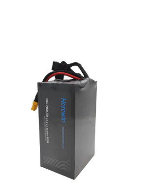 Hochspannung Soft Pack UAV Batterie 45,6V 30000mAh 25C LiHv Drohnenbatterie Herewin 12S