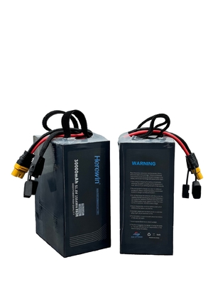 30000mAh Herewin Intelligente Flugbatterie 14 S 51.8 V 25C LiPo UAV Batterie In Soft Pack