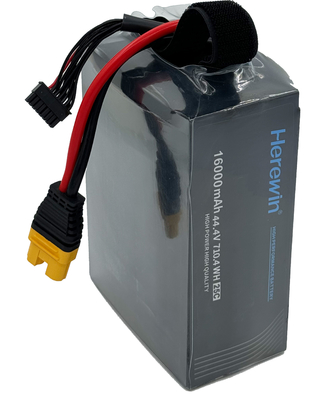25C Taschenzelle LiPo Soft Pack Drohnenbatterie Herewin 12S 44.4V 16Ah