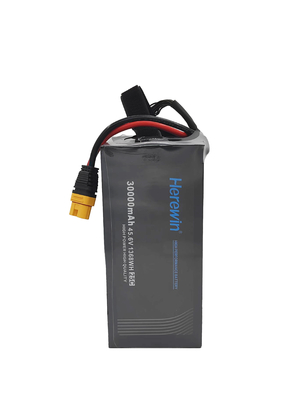 12S 45,6V 30000mAh LiHv Soft Pack UAV Batterie 25C Herewin Batterie