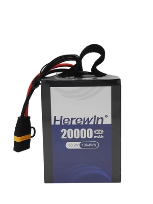 Drone Lipo Batterie hierin 20000mAh 53.2 V Soft Pack Drone Agri UAV Batterie Pack