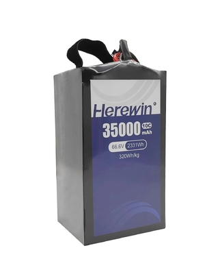 Hierwin Halbfeste Batterie 18S 66.6V 35000mAh Zuverlässige Qualität Soft Pack Batterie
