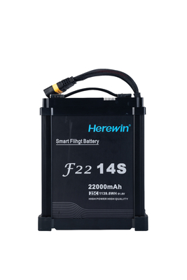 Hochleistungs 22000mAh 25C 51.8V Smart 14s Lipo Batterie mit AS150U Stecker für Landwirtschaftliche Drohne
