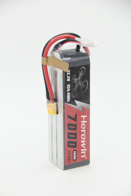 Hierwin High Rate Fast Speed 6s Batterie fpv 100C 7Ah FPV Drohnenbatterie 822g