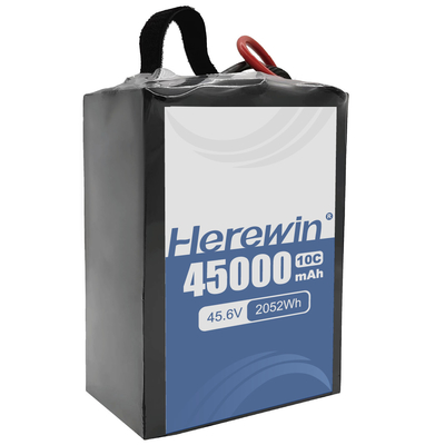 Hierwin Semi Solid State Battery 12S1P 45.6V 45000mAh für große industrielle Drohnen mit hoher Entlademenge