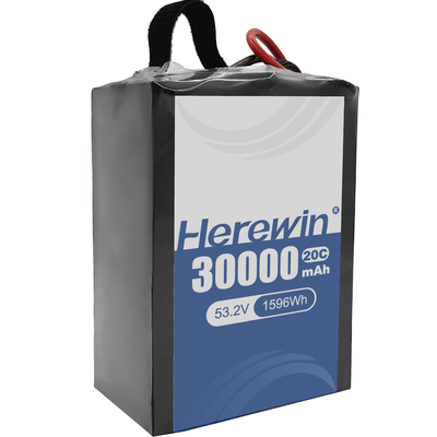 30000mAh Kapazität hierin Halbfeste Batterie 14S 53.2V für schnelles Laden und leichtes Design
