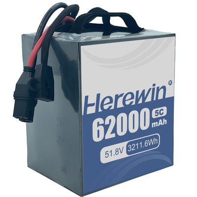 UAV Semi Solid State Battery Herewin 62000mAh 14S2P 51.8V Energiespeicherlösung für anspruchsvolle Anwendungen